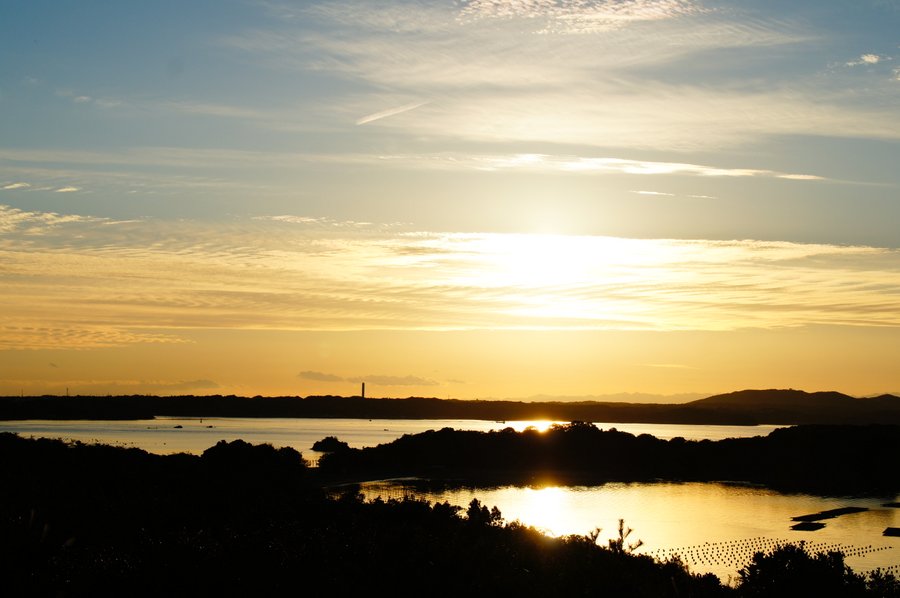 ともやまの夕日