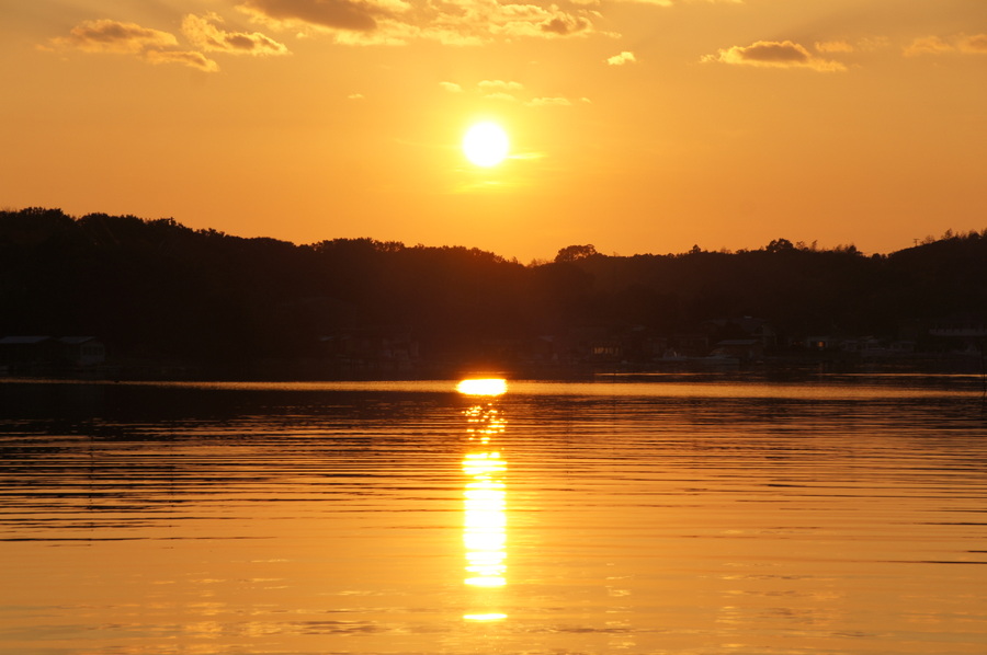 夕日