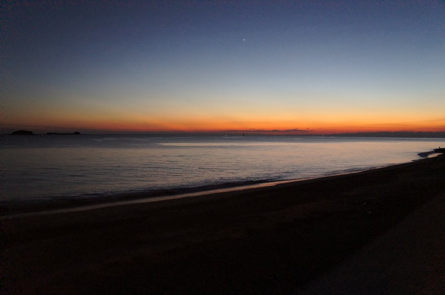 夕暮れ