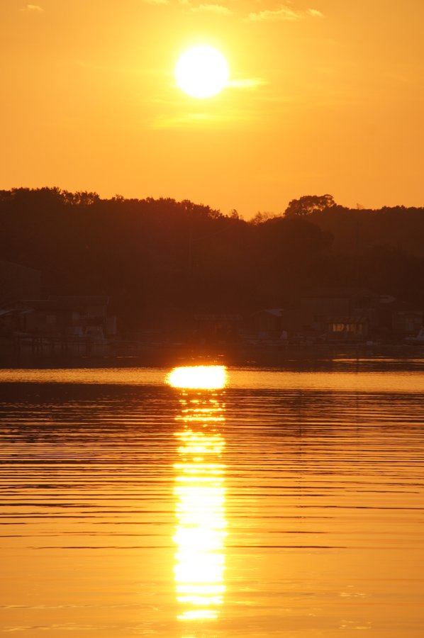 夕日