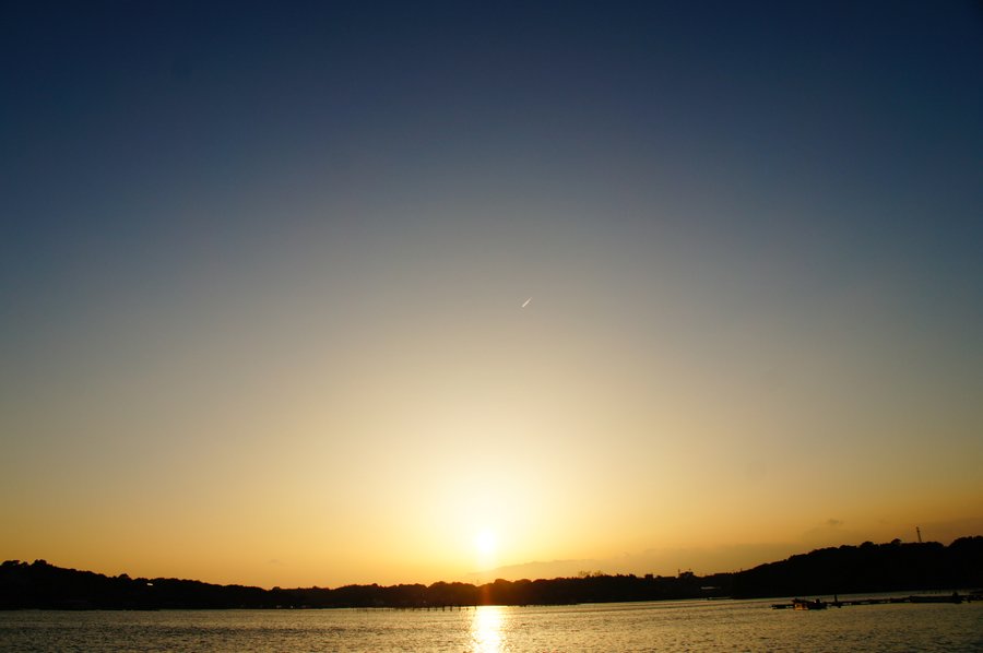夕暮れ