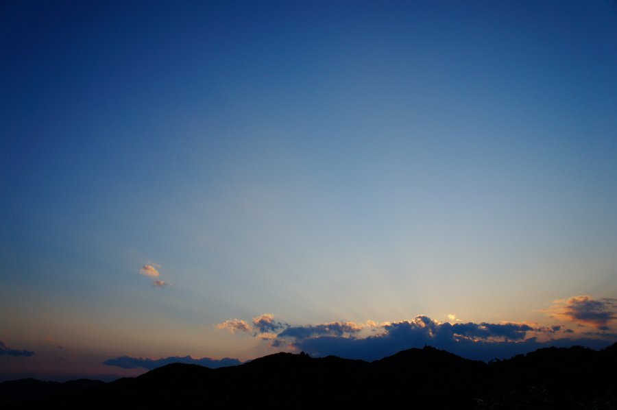 夕暮れ
