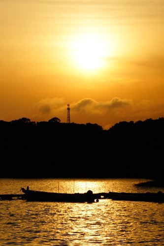 夕日