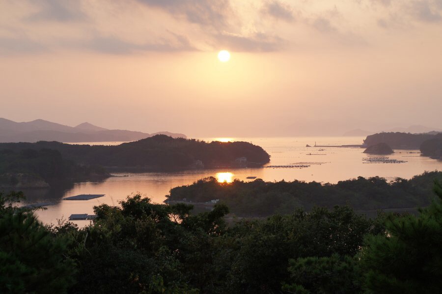 夕日