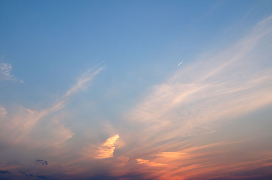 夕暮れ
