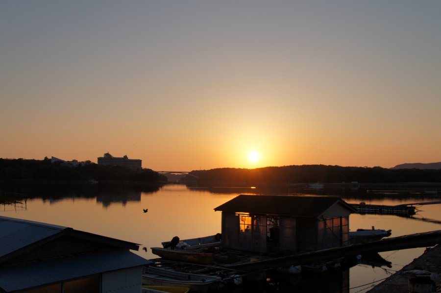 夕暮れ