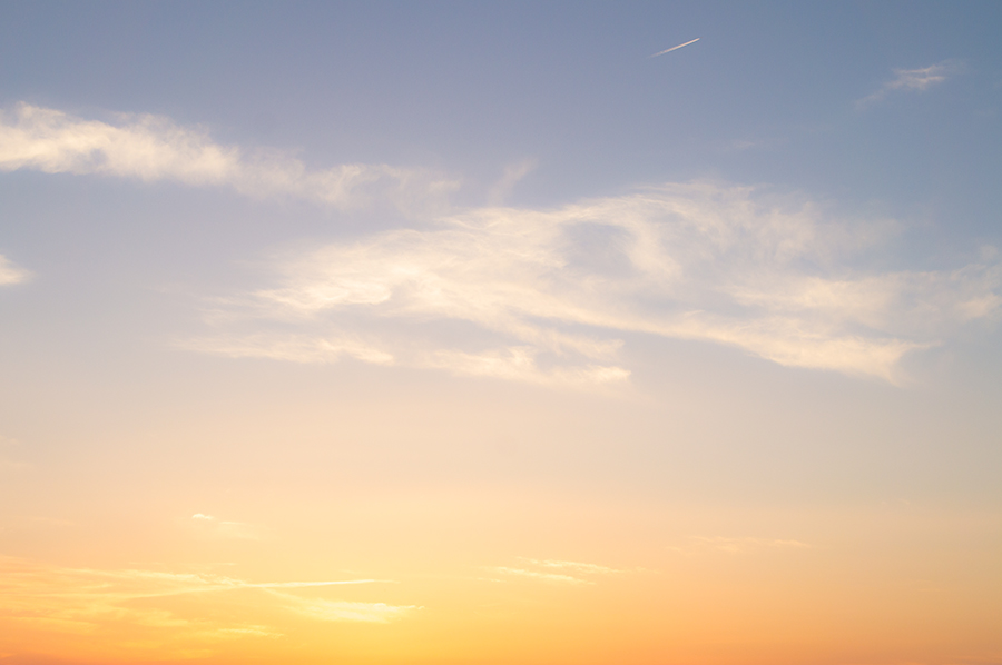 夕暮れ