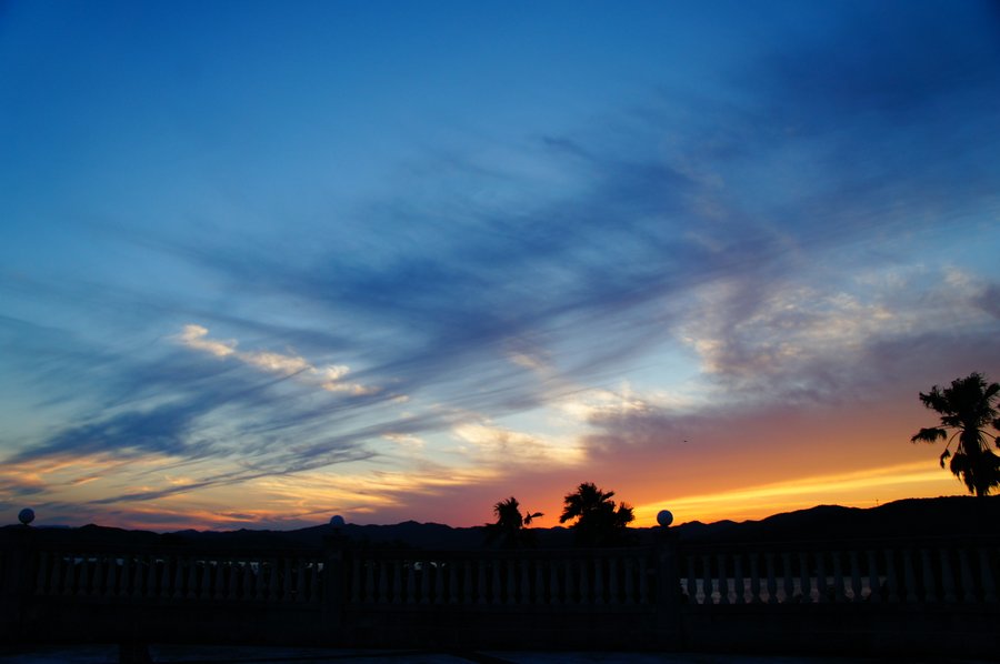 夕暮れ