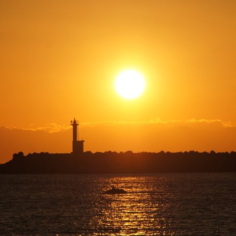 漁港と浜