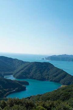 鵜倉園地。ハートの海