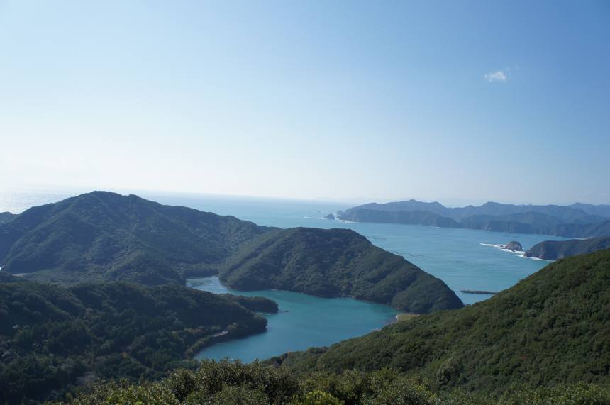 鵜倉園地。ハートの海